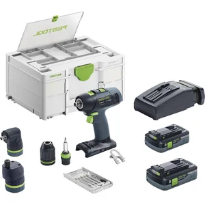 FESTOOL Akku-Bohrschrauber T 18+3 HPC 4,0 I-Set 18 Volt / 4,0 Ah (IEC) Li-Ion