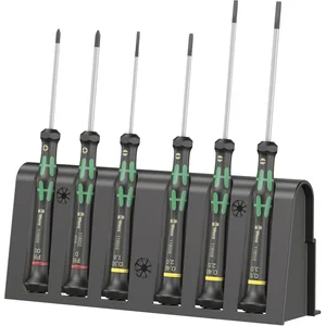 WERA Elektronik-Schraubendreher-Satz 2035/6 A Phillips/Schlitz 6-teilig