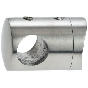 CROSO Querstabhalter für Rohr ø 42,4 mm, Bohrung 10,2 mm, Edelstahl V2A