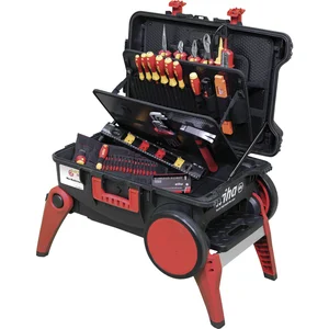 WIHA Werkzeugkoffer Elektro-Set XXL 4 Trolley 80-teilig