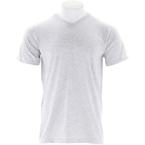FRUIT OF THE LOOM T-Shirt V-Neck Type F270 grau meliert XL