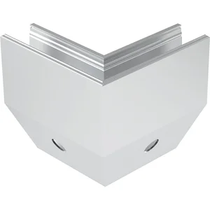 ECONOMY Außenecke für Bodenprofile 0011 FLEX ProXL, Aluminium silber eloxiert