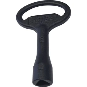 Dreikant-Steckschlüssel 8 mm, Zinkdruckguss schwarz