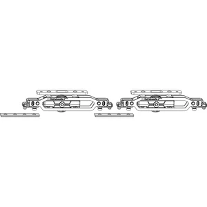 MACO HS Grundkarton Zusatzlaufwagen 400 kg, silber (103071)