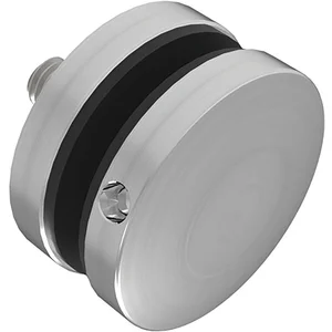 Glaspunkthalter für 8 - 17,52 mm, ø 50 mm, Edelstahl V2A