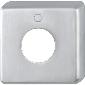 HOPPE Griff-Abdeckrosette eckig, Edelstahl matt