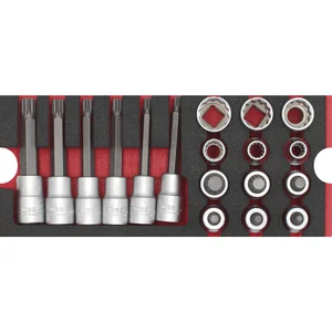 WGB Moflex Modul S Steckschlüssel-Garnitur 6210 18-teilig