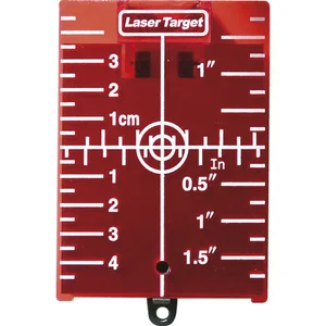 SOLA Zielscheibe ZS rot magnetisch mit Stütze und Nagelloch 115 x 75 x 12 mm