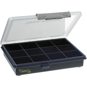 RAACO Sortimentkoffer Assorter 6-12 mit 12 fixen Fächern 175 x 143 x 32 mm