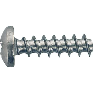 PLASFAST®-Schraube Halbrundkopf 4.0x25 PZ2 Stahl verzinkt-blau
