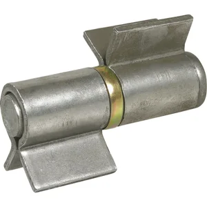 Anschweißband 2-teilig V-Lappen 404A , Bandh. 90 mm, ø 28 mm, Stahl blank