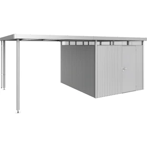 BIOHORT Seitendach HighLine H5 silber-metallic