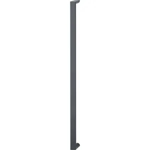 HOPPE Bügelgriffe E5095 - gerade, 1023/1000 mm, Edelstahl schwarz matt