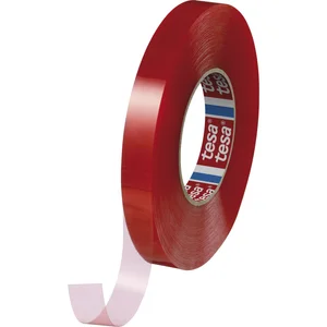 TESA doppelseitiges PET Klebeband 4965 transparent, 25mm x 50 Meter