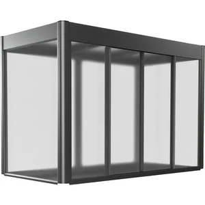 BIOHORT Gewächshausaufsatz Florentina Maxi 2 x 1 dunkelgrau
