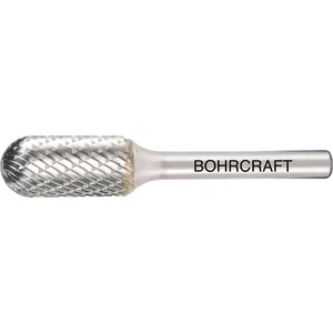 BOHRCRAFT HM-Frässtift Form C Walzenrund Kopf ø 10 mm Länge 20 mm Zahnung Z3-X