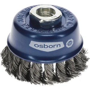 OSBORN Topfbürste 65 x 20 mm Stahldraht 0,5 mm gezopft M14