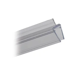 Wasserabweisprofil m. Lippe f. Serie Fit f. 6-8 mm, 2500 mm, transparent (69106)
