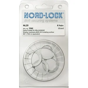NORD-LOCK Keilsicherungsscheiben NL20 zinklamellenbeschichtet, - Blister SB- 4