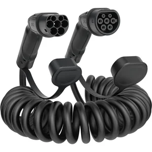 PCE Ladekabel spiralisiert Mode 3 Typ 2 Länge 5 m IP54