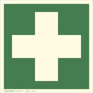Hinweisschild Erste-Hilfe-Symbol 200 x 200 mm