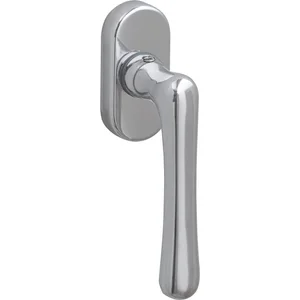 GRUNDMANN Fenstergriff WG ELEGANT - m. Rast., VK 7 x 35 mm, Aluminium poliert