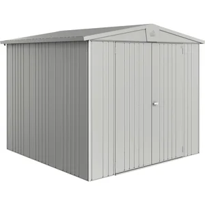 BIOHORT Gerätehaus Europa 4 silber-metallic