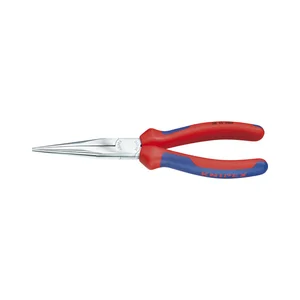 KNIPEX Mechanikerzange DIN 5745 mit geraden flach-runden Backen Länge 200 mm