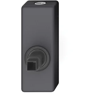 FSB Fenstergriff Adapter-Rosette eckig abschließbar, Aluminium schwarz matt