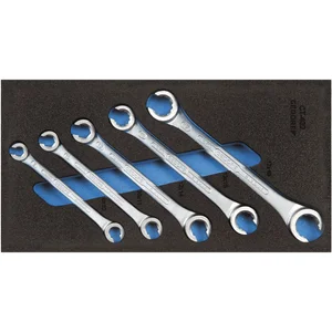 GEDORE Doppelringschlüssel-Satz offen 1500 CT1-400 in 1/3 CT-Modul 5-teilig