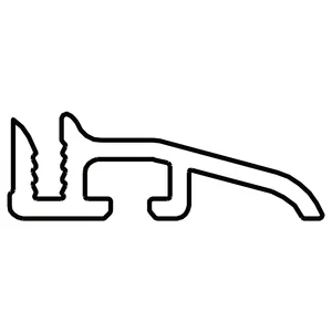 Auswärtsprofil EIFEL TB 6000 mm, silber eloxiert