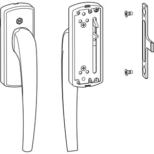 HAUTAU ATRIUM HKS Drehgriff 202 AG, für Aufsatzgetriebe, rechts, silber eloxiert
