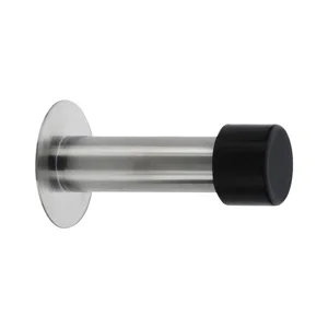 BURG-WÄCHTER Wandtürpuffer TSW 2390 SB, Höhe 90 mm, Edelstahl gebürstet