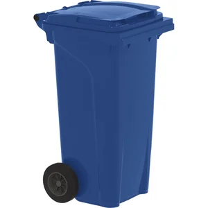 Mülltonne 120 Liter Kunststoff blau Urban