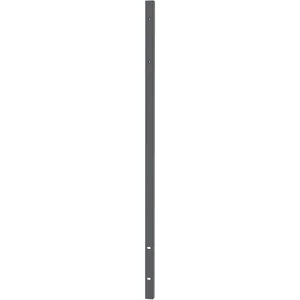 SEMLOC Träger schmal zu Lochwand 1420 x 39 x 30 mm schwarz