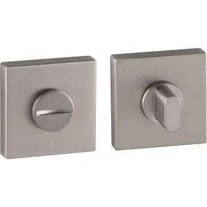 MARCHESI WC-Rosette, 52 x 52, Höhe 10 mm, Zamak vernickelt matt