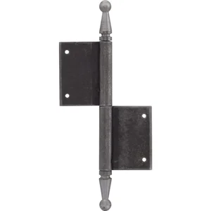 Türnussband mit Zierkopf, rechts, 100 x 160 mm, Stahl blank