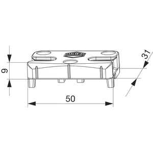 MACO Schließteil iS PVC 12/20-13, VEKA, silber (96884)