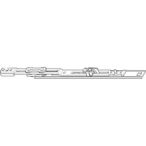 ROTO NT/NX Mittelverschluss mehrteilig ohne Zapfen L=200 mm silber kuppelbar