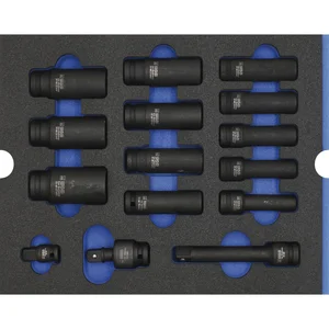WGB Moflex Modul L Kraft-Einsätze, 6-kant, lange Ausführung 6230 15-teilig