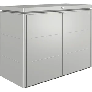 BIOHORT Gartenschrank HighBoard 160 silber-metallic