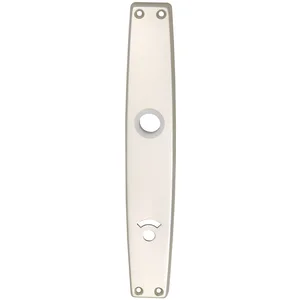 Langschild WG 1000 FAVORIT, WC 90, für Notöffner, Alu neusilber elox