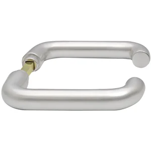Drückerpaar WG 1700L, silber eloxiert