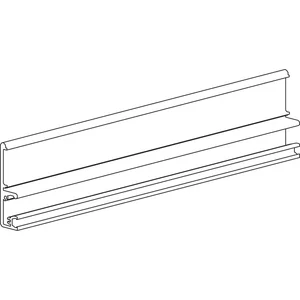 TERNO Diva Fluid Laufschiene 2560 für Türseite L=2000 mm silber