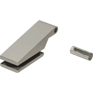DORMA-Glas Bandoberteil mit Hülse Studio Classic 10.021, Edelstahl-Effekt