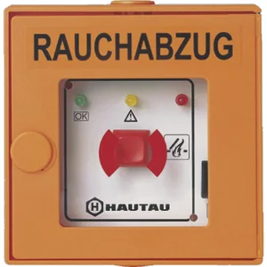 HAUTAU RWA Feuertaster FR 900 Si, 24 V, Aufputz, Kunststoff orange