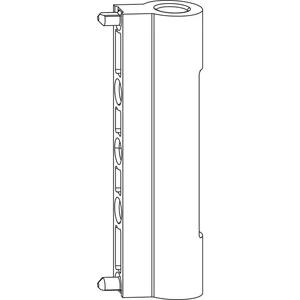 ROTO NX Dreh-/KIppflügelüberschlagband P PVC 12/20-9/13 Bohrzapfen 3 mm silber