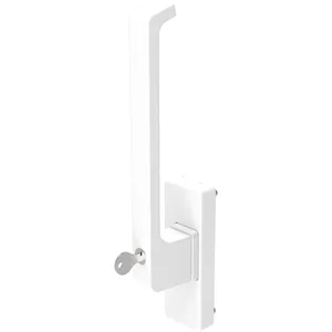GU-966 Getriebe-Drehgriff DIRIGENT, sperrbar, Aussperrsicherung, weiß, links