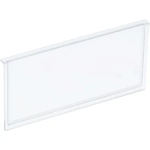 Vordere Trennwand für Regalkasten 234 x 2 x 140 mm transparent
