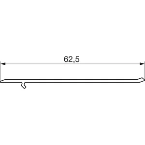 GU Thermostep 164 Trittschwelle P1642, L=2000 mm, Alu silber eloxiert